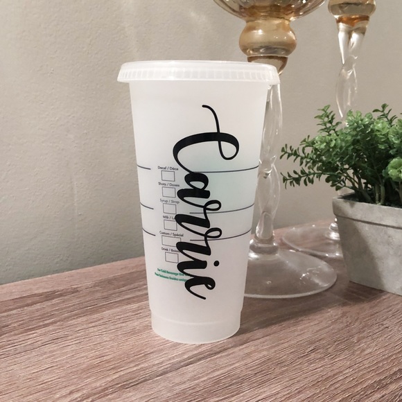 Custom Starbucks Tumbler Reusable Cup - Picture 2 of 2